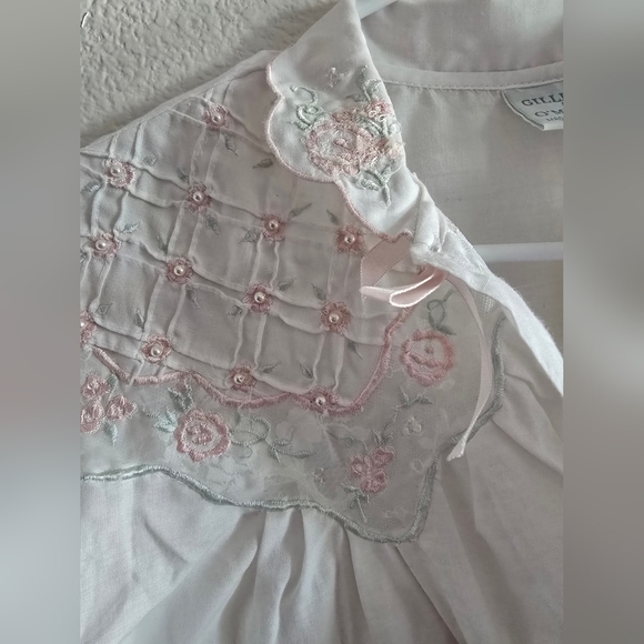 Gilligan & O'Malley White Pajama Top Short Sleeves - Picture 12 of 13